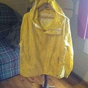 american eagle rain jacket